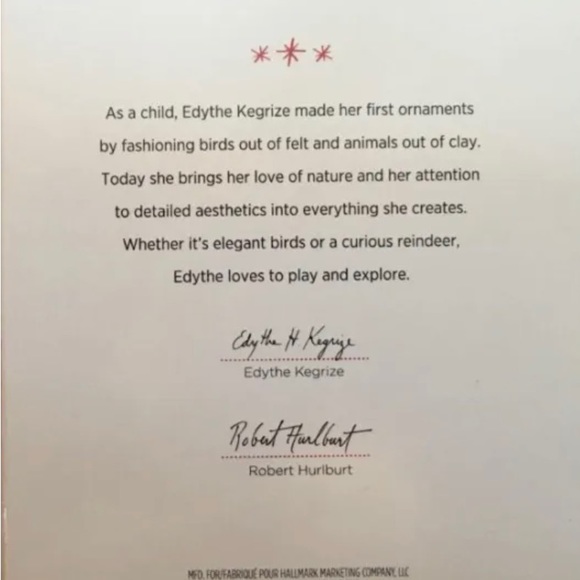 Hallmark Heart Ornament 2016 - Picture 5 of 5